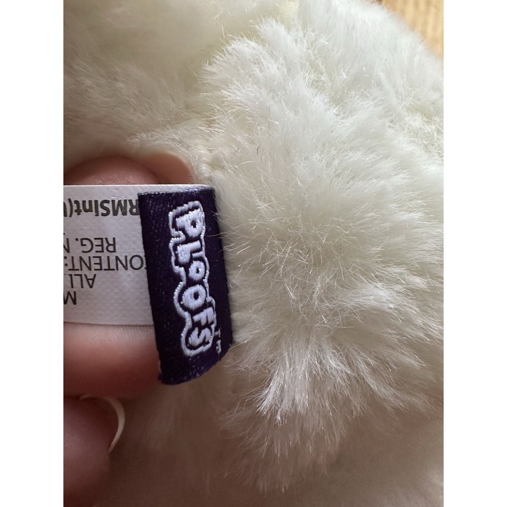 Ploofs Cute N Creepy Stuffed Animal 10" Gothic Plush Spooky White Mouse w/ Horns - Picture 9 of 11
